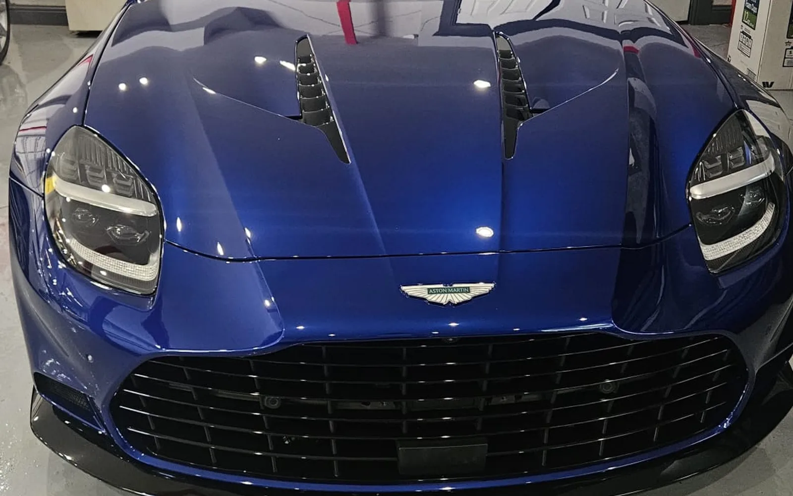 2026 Aston Martin Vanquish in metallic blue